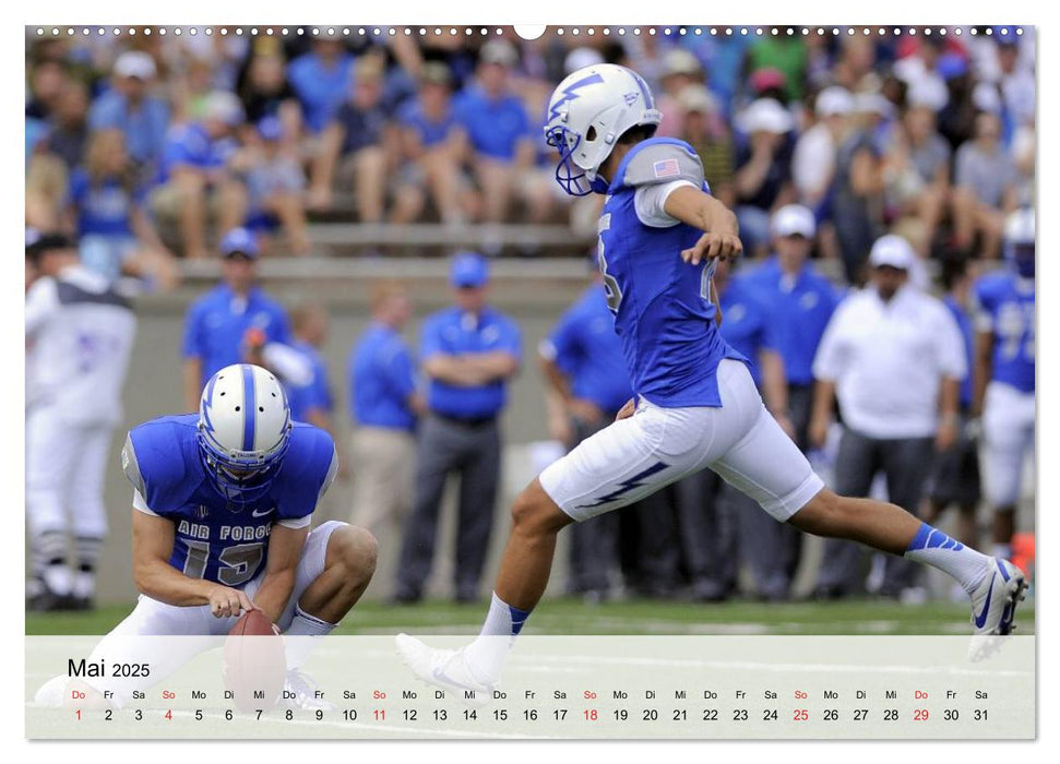 American Football. Nichts für Feiglinge! (CALVENDO Wandkalender 2025)