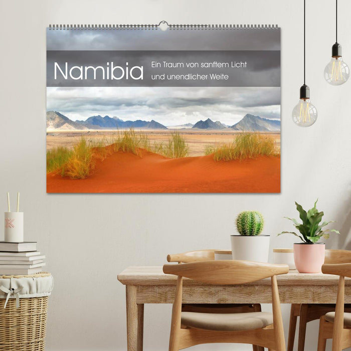 Namibia: Ein Traum von sanftem Licht und unendlicher Weite (CALVENDO Wandkalender 2025)