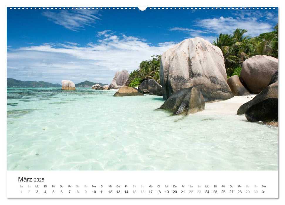 Seychellen - Willkommen im Paradies (CALVENDO Premium Wandkalender 2025)