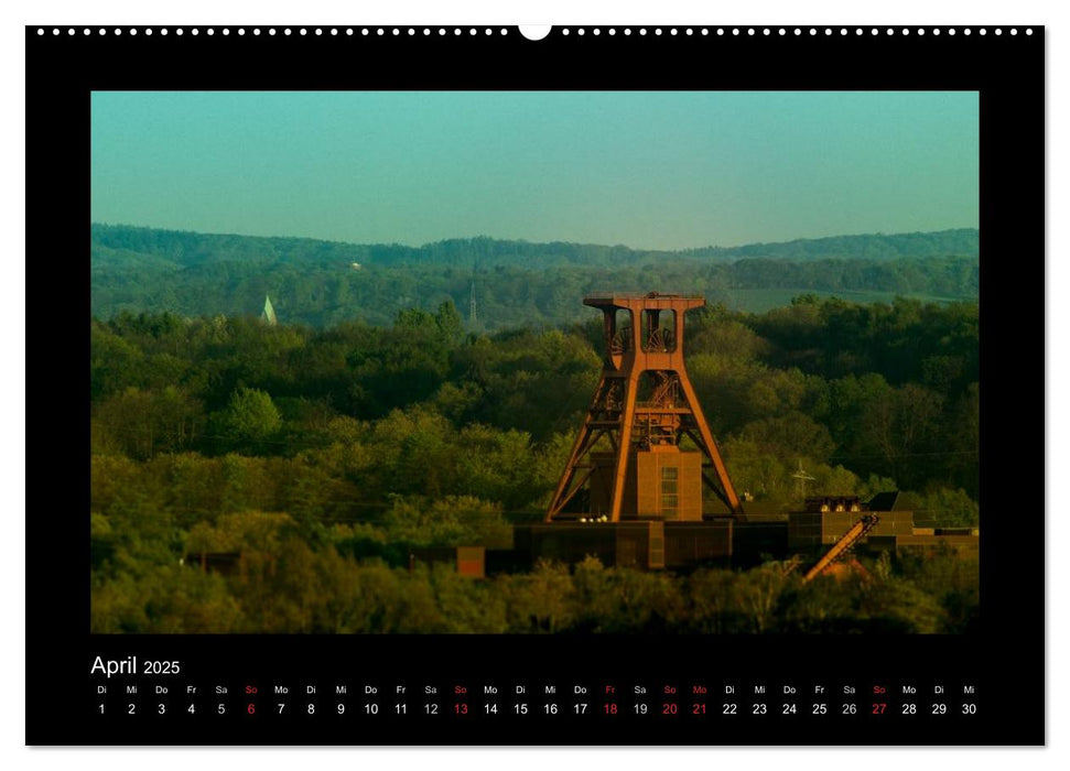 Berge und Täler im Ruhrgebiet (CALVENDO Premium Wandkalender 2025)