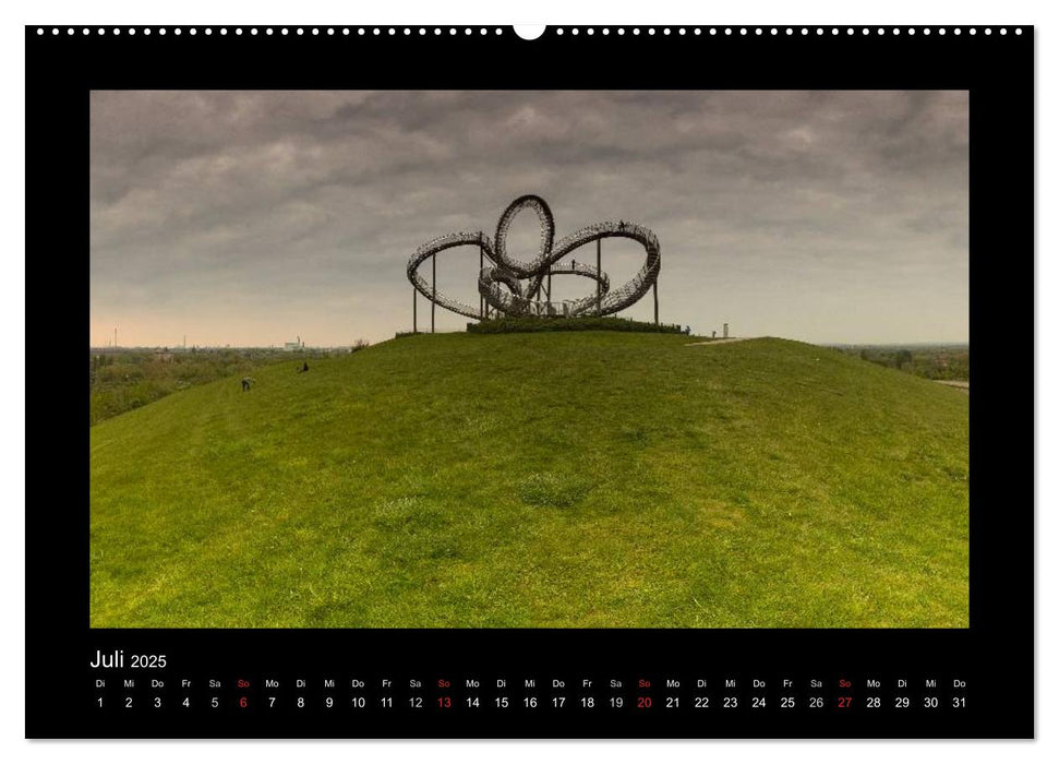 Berge und Täler im Ruhrgebiet (CALVENDO Premium Wandkalender 2025)