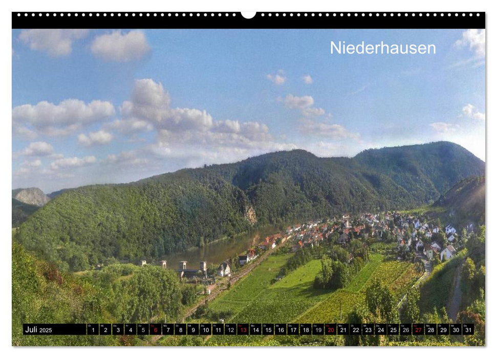 Bad Kreuznach - Kurstadt im Panorama (CALVENDO Premium Wandkalender 2025)