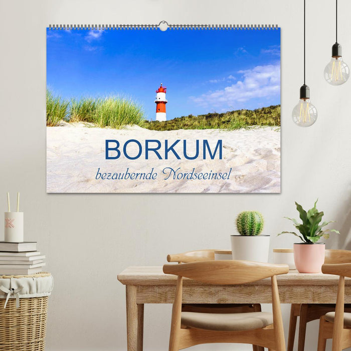 Borkum, bezaubernde Nordseeinsel (CALVENDO Wandkalender 2025)