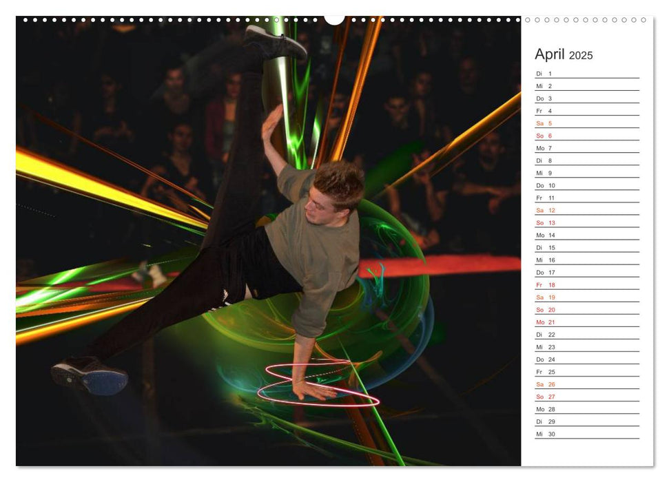 Break Dance B-boys & B-girls (CALVENDO Wandkalender 2025)