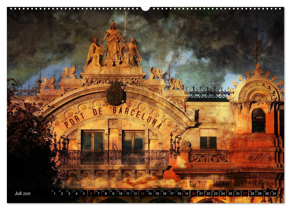 Barcelona (CALVENDO Premium Wandkalender 2025)