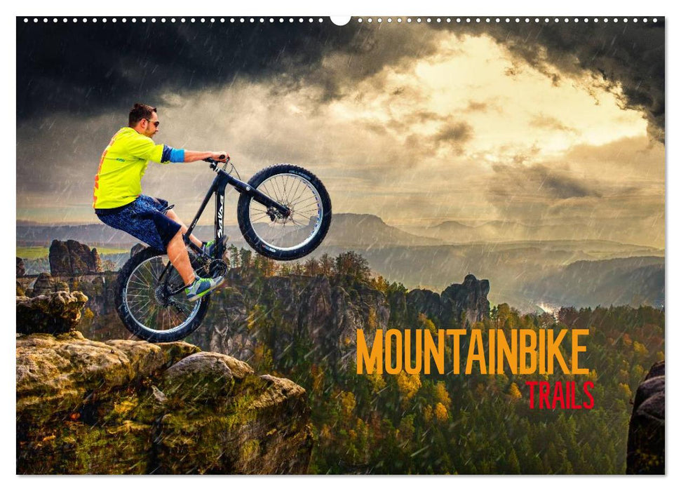 Mountainbike Trails (CALVENDO Wandkalender 2025)