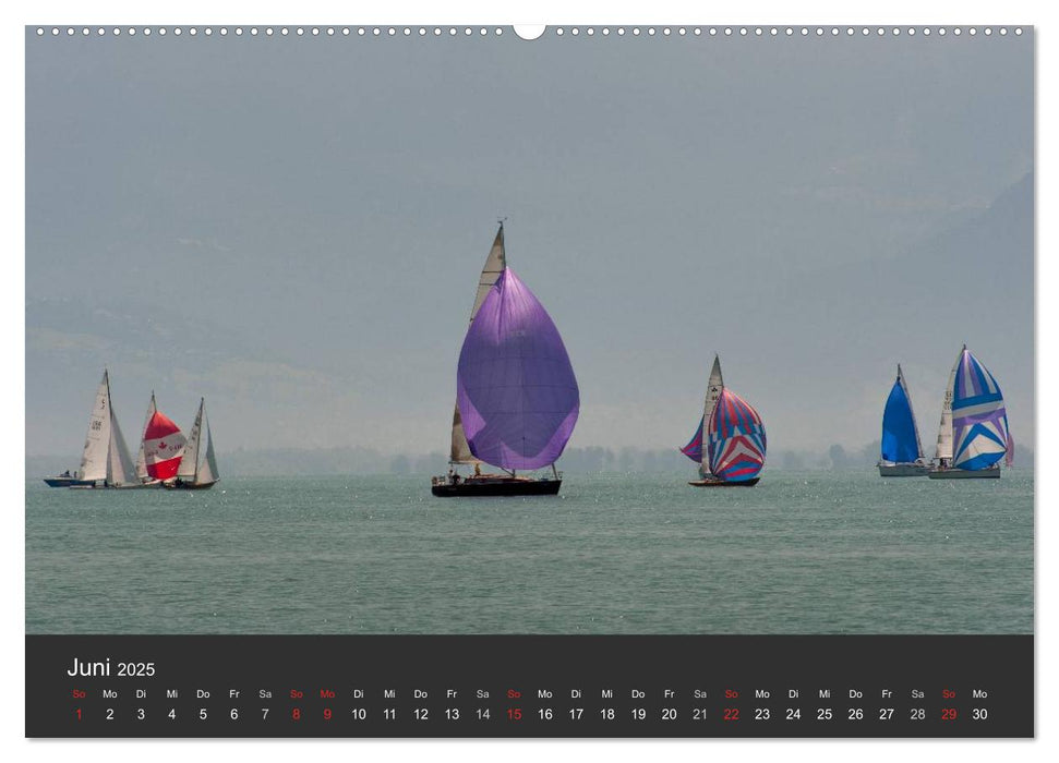 Segelboote auf dem Bodensee (CALVENDO Premium Wandkalender 2025)