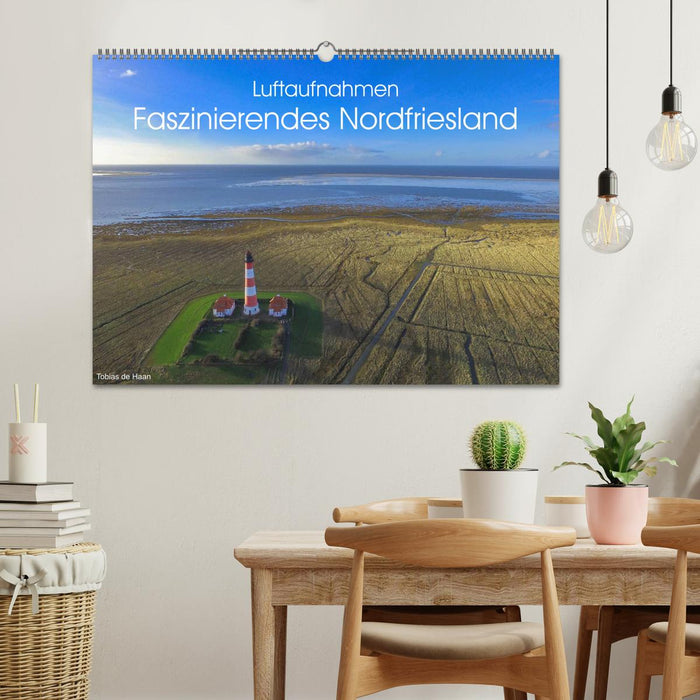 Luftaufnahmen - Faszinierendes Nordfriesland (CALVENDO Wandkalender 2025)