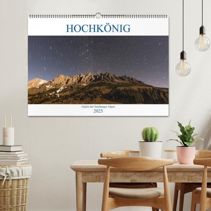 HOCHKÖNIG - Gipfel der Salzburger Alpen (CALVENDO Wandkalender 2025)