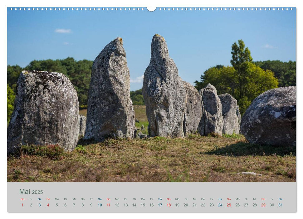 Megalith. Die großen Steine von Carnac (CALVENDO Wandkalender 2025)