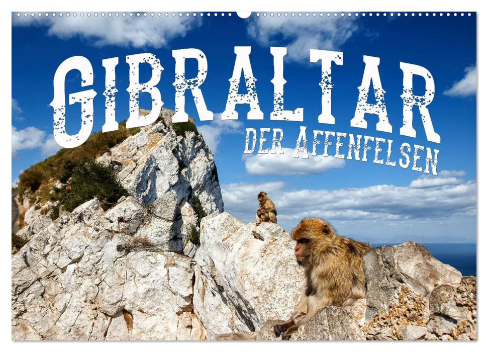 Gibraltar - der Affenfelsen (CALVENDO Wandkalender 2025)