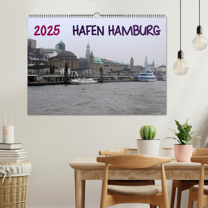 Hafen Hamburg 2025 (CALVENDO Wandkalender 2025)