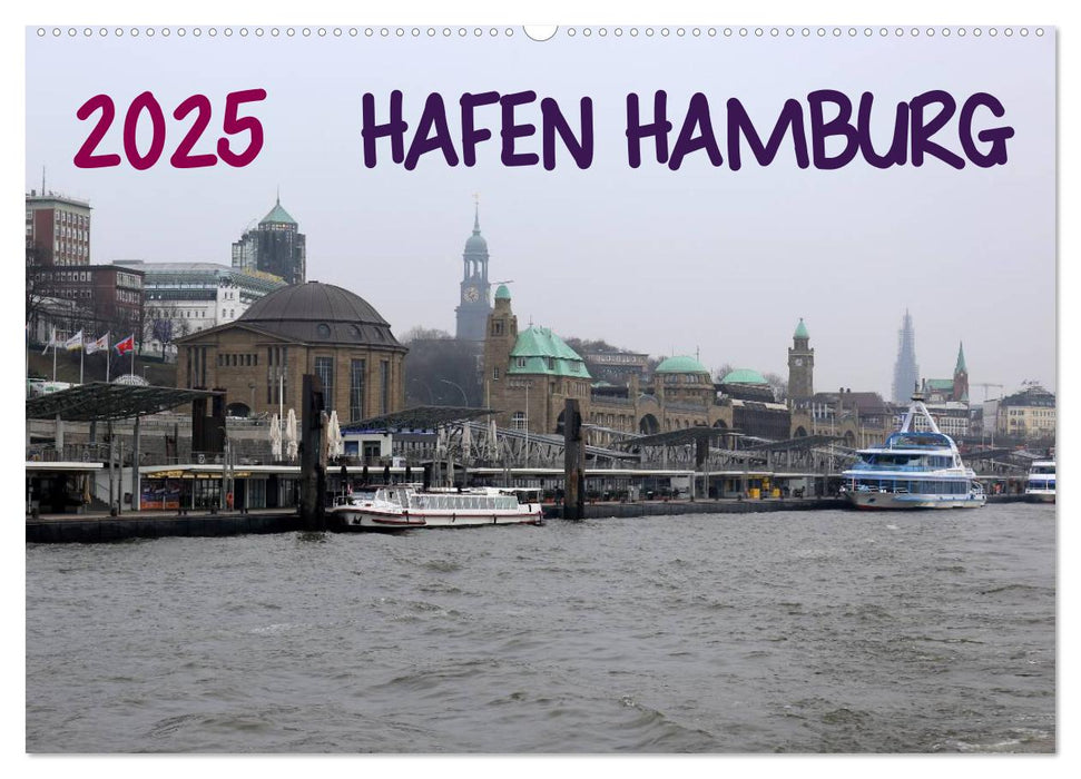 Hafen Hamburg 2025 (CALVENDO Wandkalender 2025)