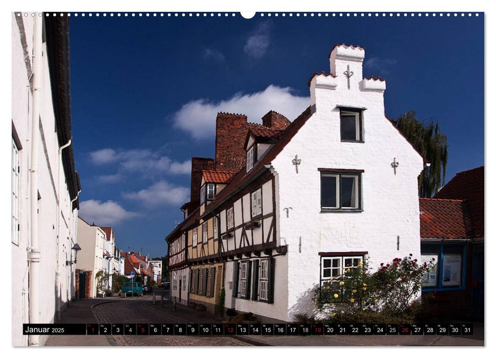 Deutsche Hansestädte - Lübeck Wismar Rostock Stralsund (CALVENDO Premium Wandkalender 2025)