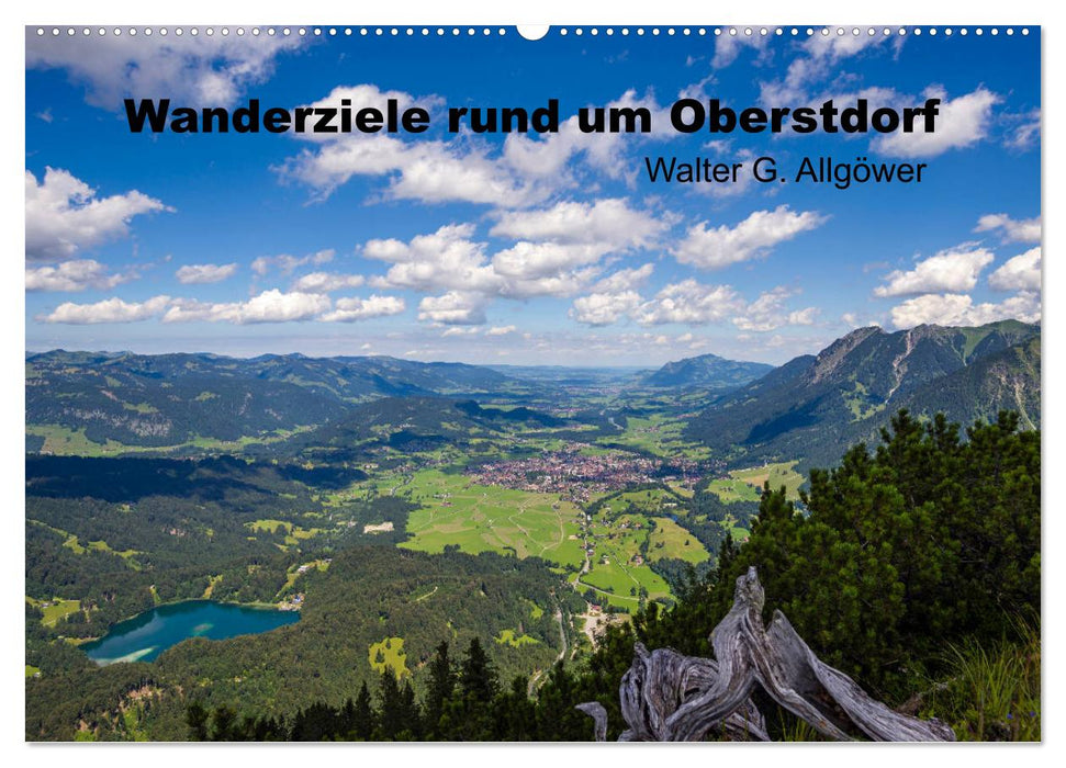 Wanderziele rund um Oberstdorf (CALVENDO Wandkalender 2025)