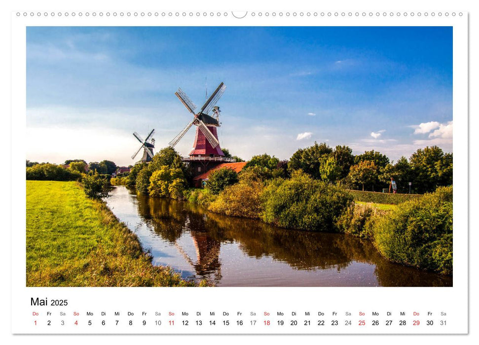 Ostfriesland - Tour (CALVENDO Wandkalender 2025)