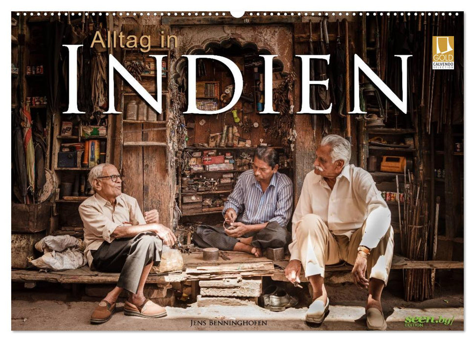 Alltag in Indien (CALVENDO Wandkalender 2025)