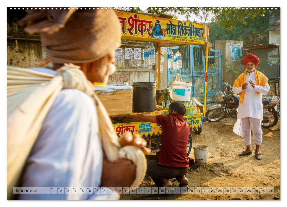 Alltag in Indien (CALVENDO Wandkalender 2025)