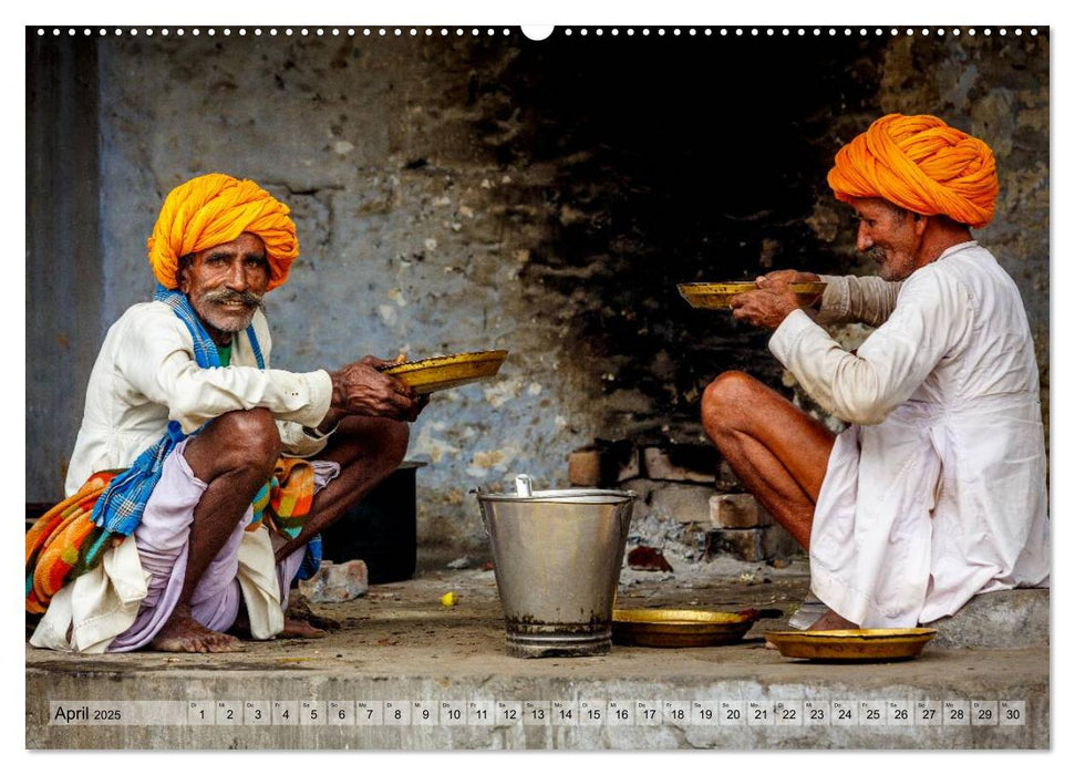 Alltag in Indien (CALVENDO Wandkalender 2025)