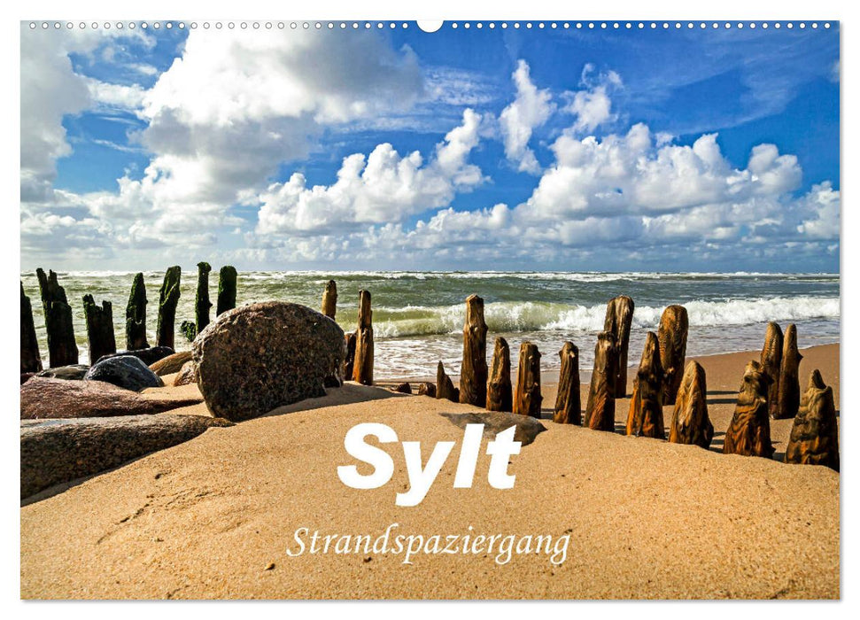 Sylt - Strandspaziergang (CALVENDO Wandkalender 2025)