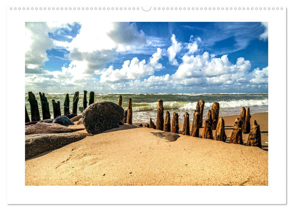 Sylt - Strandspaziergang (CALVENDO Wandkalender 2025)