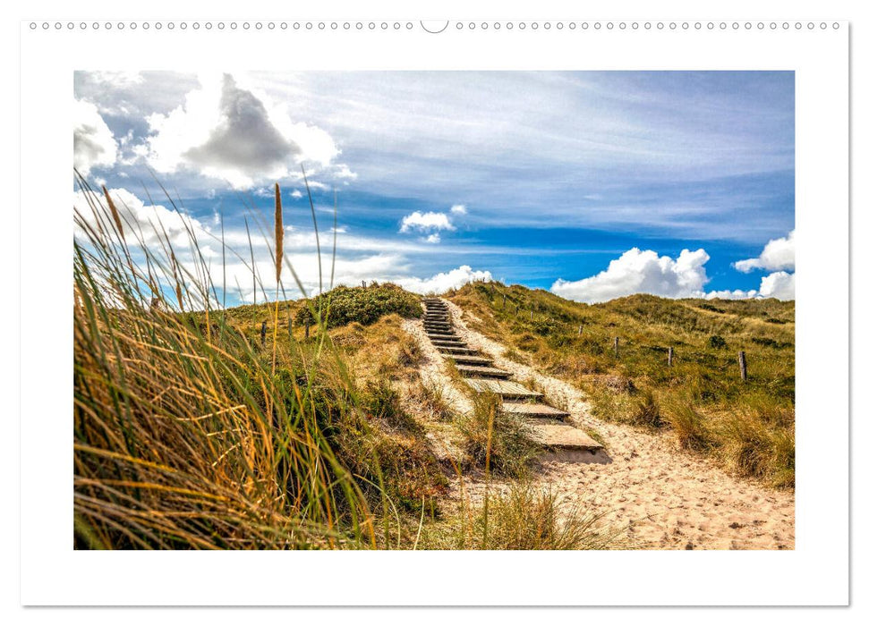 Sylt - Strandspaziergang (CALVENDO Wandkalender 2025)