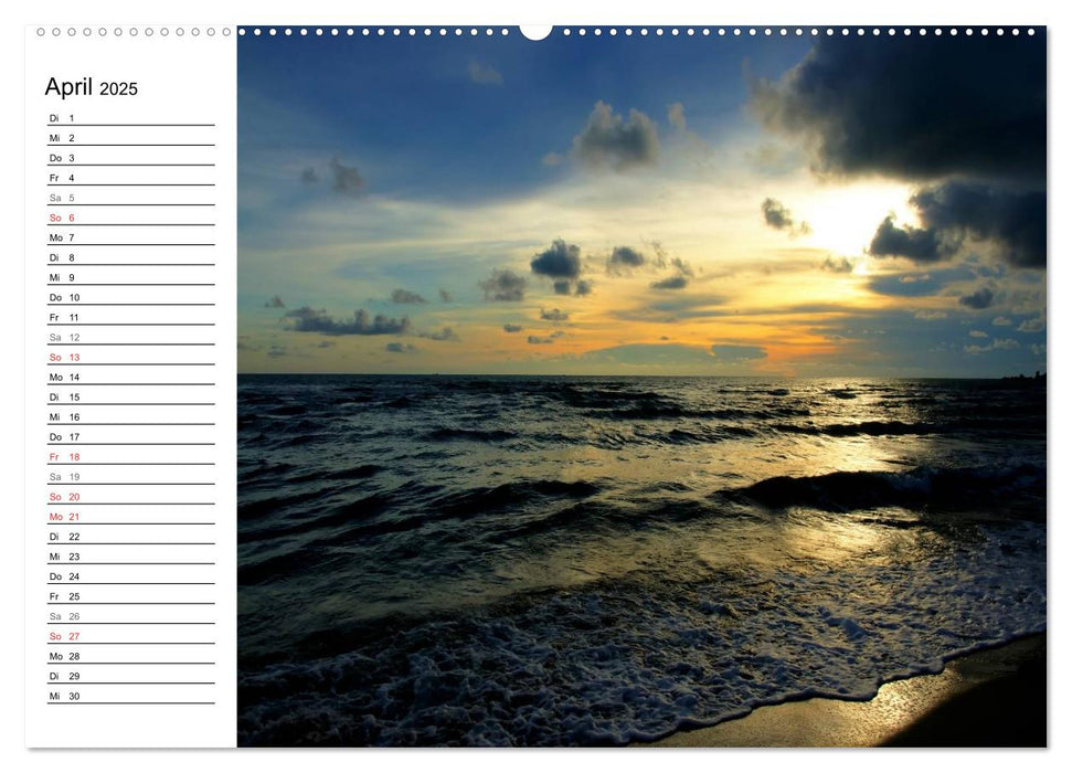 Thailand Sonne und Strand (CALVENDO Premium Wandkalender 2025)