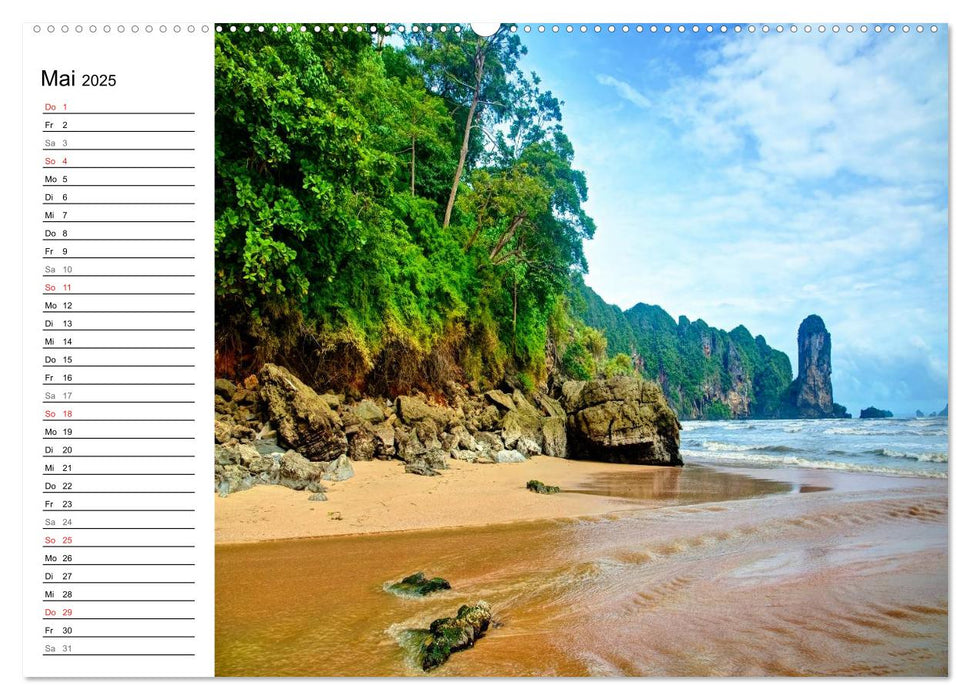 Thailand Sonne und Strand (CALVENDO Premium Wandkalender 2025)