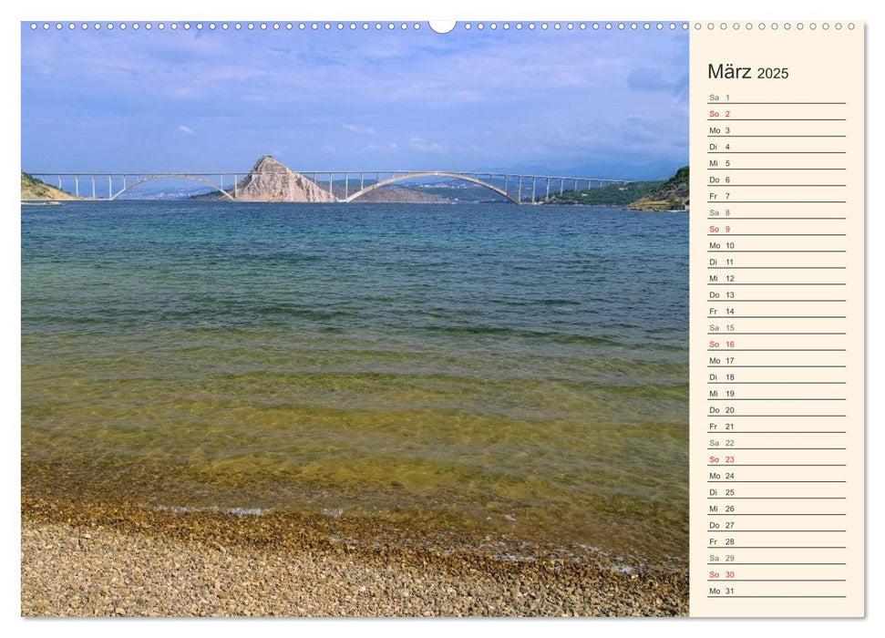 Kvarner Golf - Kroatien (CALVENDO Premium Wandkalender 2025)