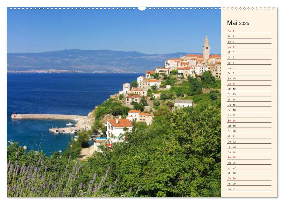 Kvarner Golf - Kroatien (CALVENDO Premium Wandkalender 2025)