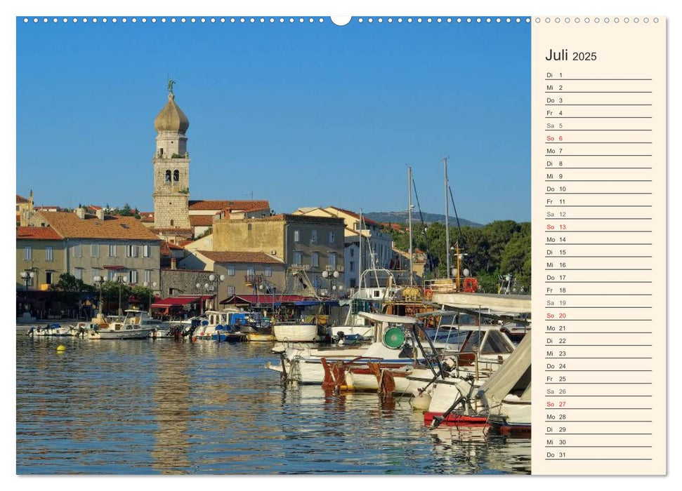 Kvarner Golf - Kroatien (CALVENDO Premium Wandkalender 2025)