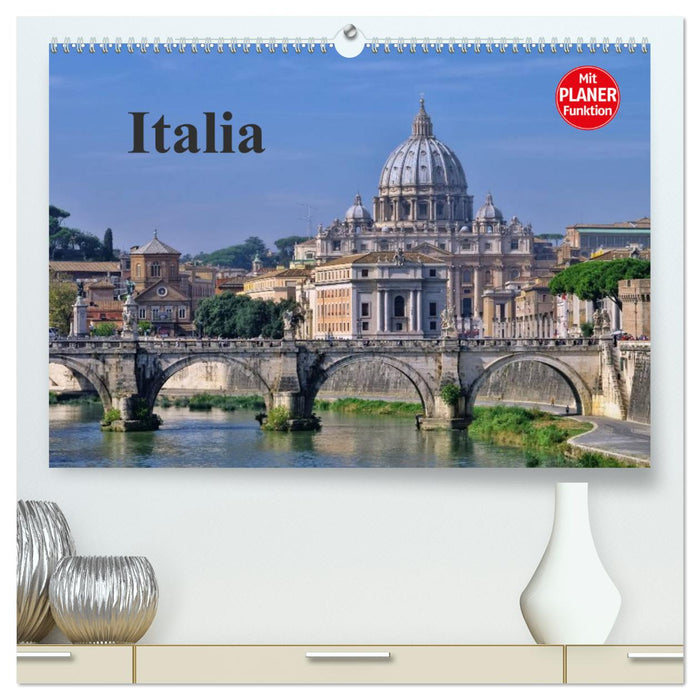 Italia (CALVENDO Premium Wandkalender 2025)