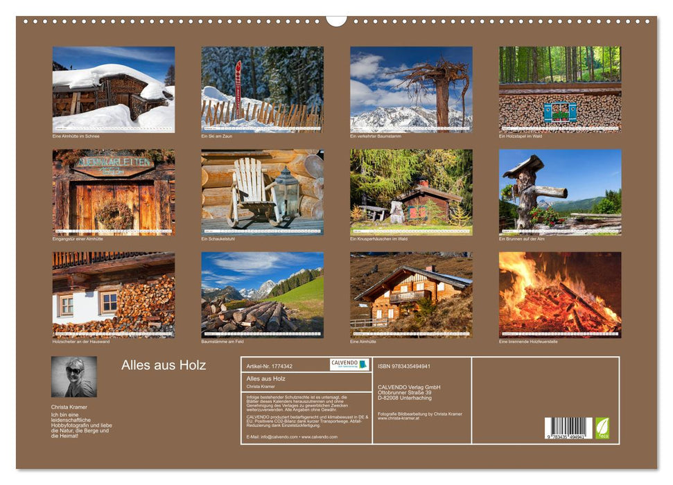 Alles aus Holz (CALVENDO Wandkalender 2025)