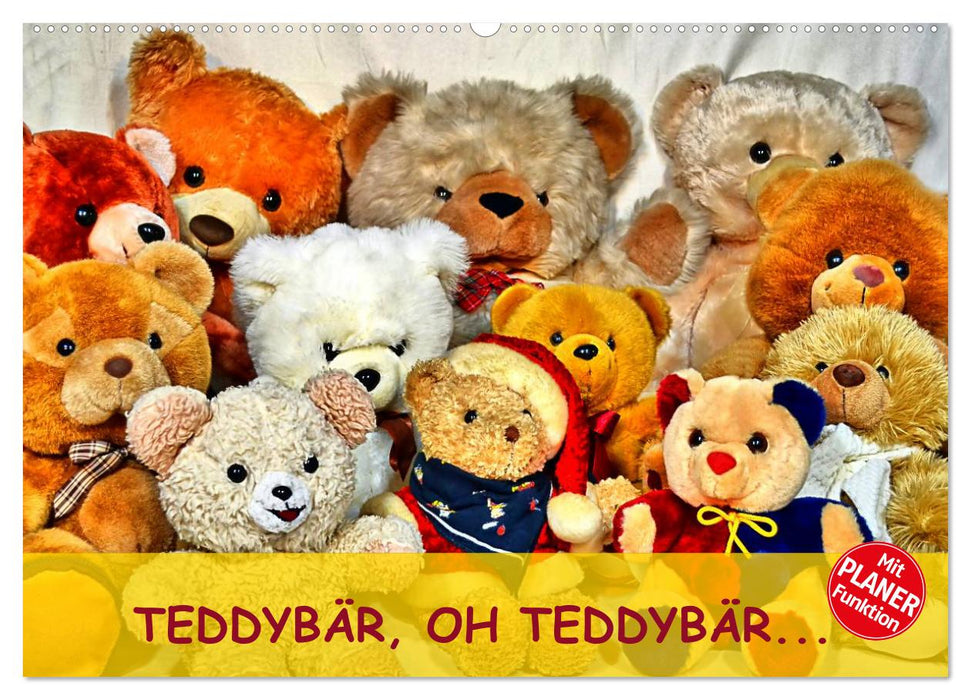 TEDDYBÄR, OH TEDDYBÄR... (CALVENDO Wandkalender 2025)