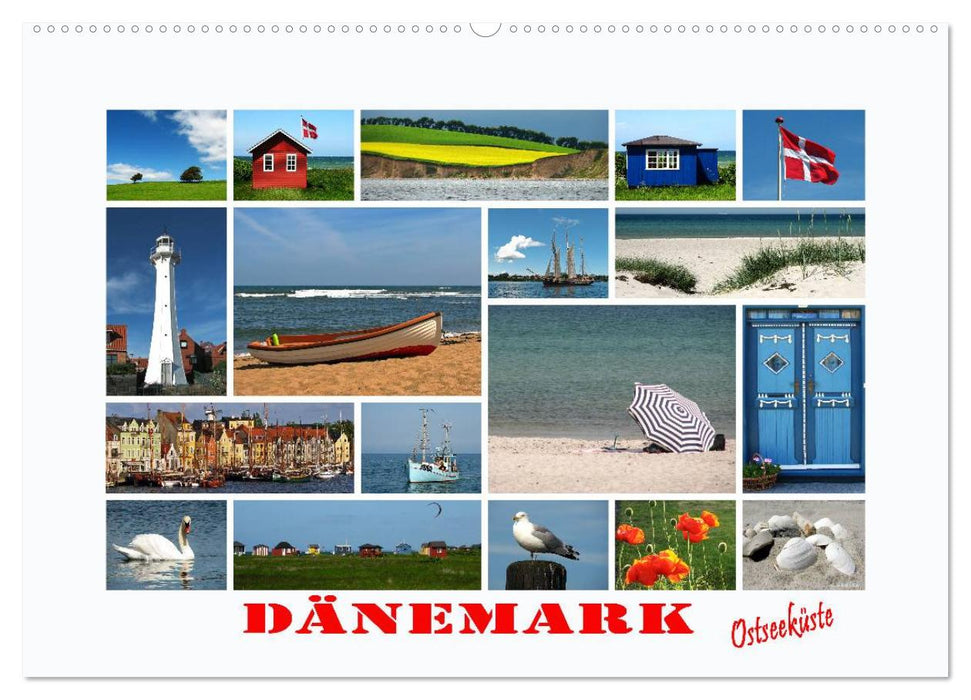 Dänemark - Ostseeküste (CALVENDO Wandkalender 2025)