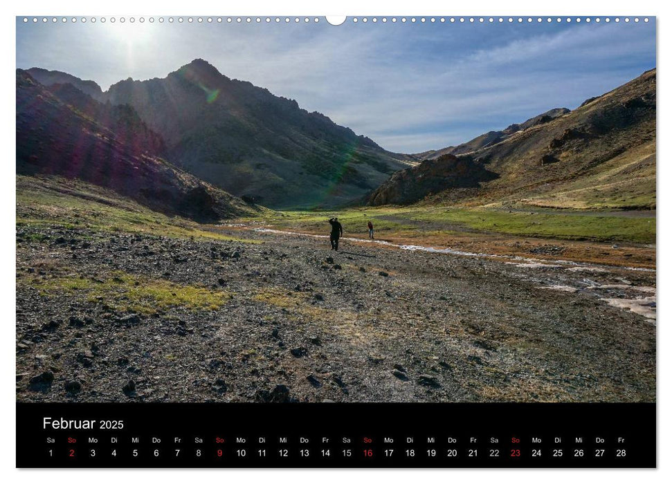 Mongolei - Land der Nomaden (CALVENDO Wandkalender 2025)