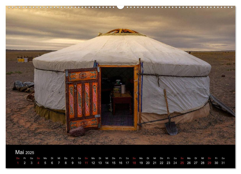 Mongolei - Land der Nomaden (CALVENDO Wandkalender 2025)