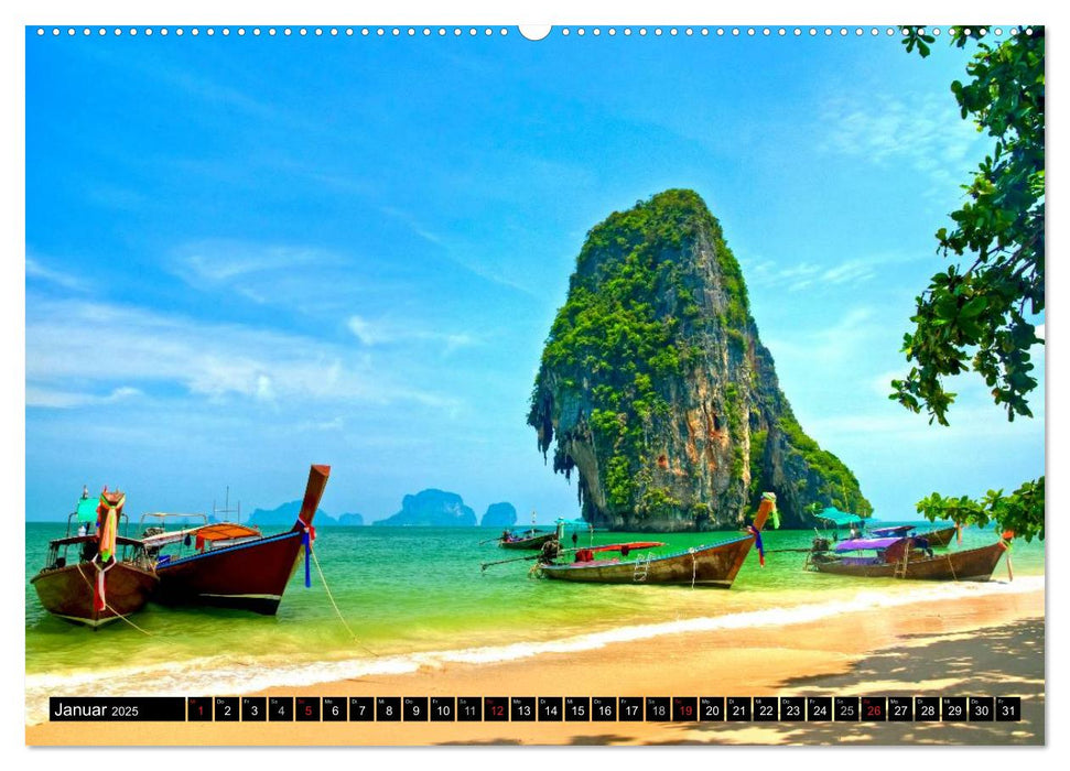 Thailand Sonne und Strand (CALVENDO Premium Wandkalender 2025)