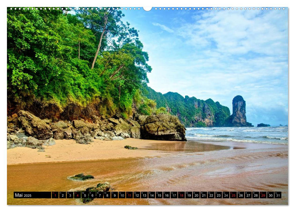 Thailand Sonne und Strand (CALVENDO Premium Wandkalender 2025)