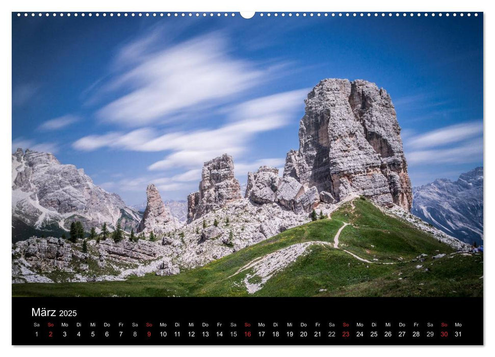 Meine Sicht der Alpen (CALVENDO Premium Wandkalender 2025)