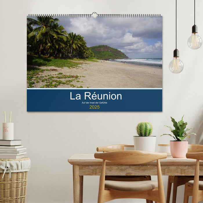 La Réunion - Auf der Insel der Gefühle (CALVENDO Wandkalender 2025)