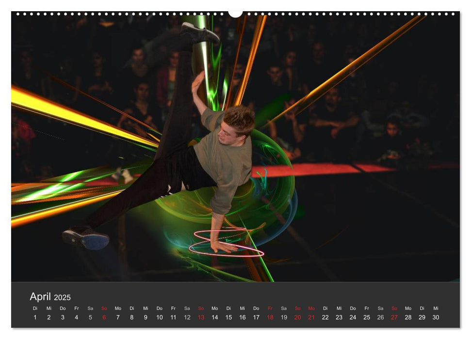 Break Dance B-boys & B-girls (CALVENDO Wandkalender 2025)