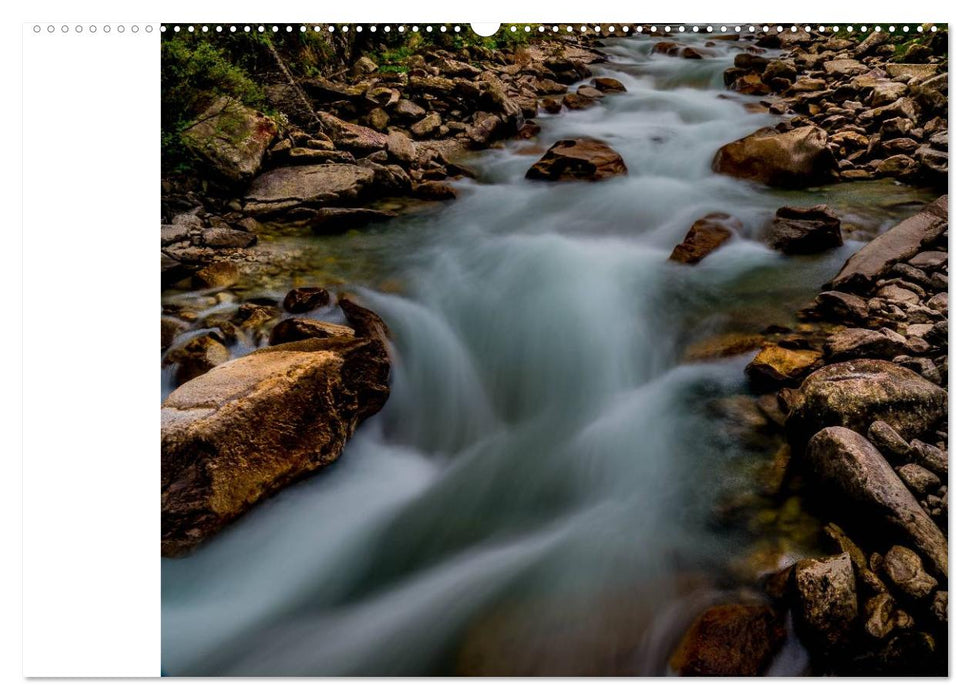 Wildwasser. Gebirgsbäche und Wasserfälle (CALVENDO Premium Wandkalender 2025)