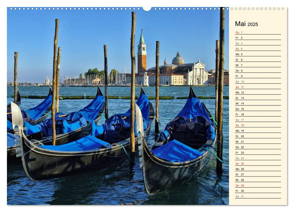 Venedig - Die traumhaft schöne Lagunenstadt (CALVENDO Wandkalender 2025)