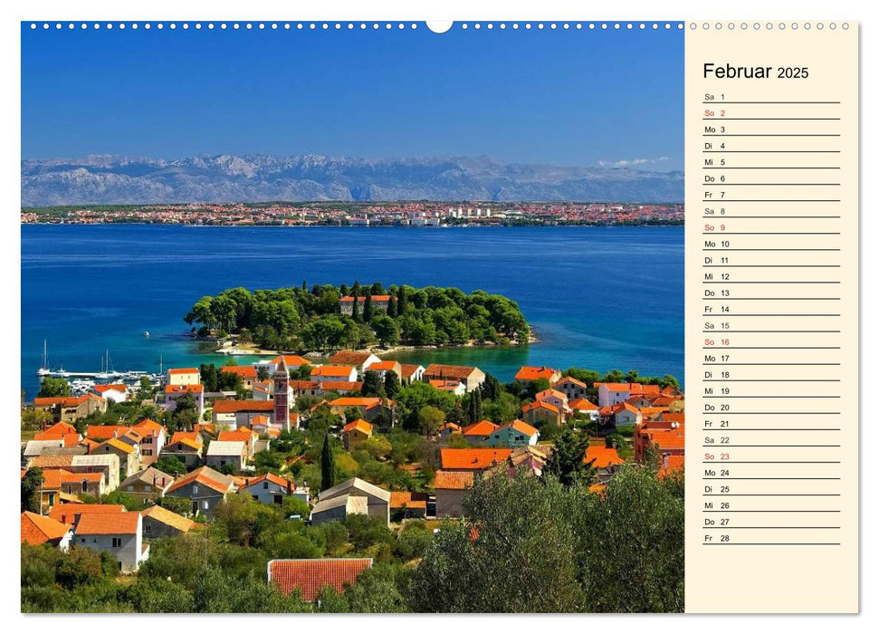 Zadar und Norddalmatien (CALVENDO Premium Wandkalender 2025)