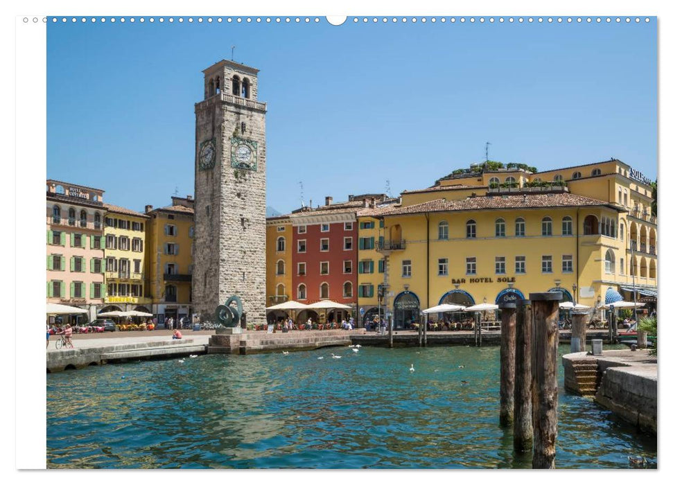 WUNDERBARER GARDASEE Riva del Garda und Torbole (CALVENDO Premium Wandkalender 2025)