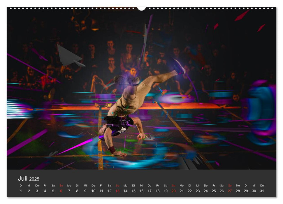 Break Dance B-boys & B-girls (CALVENDO Premium Wandkalender 2025)