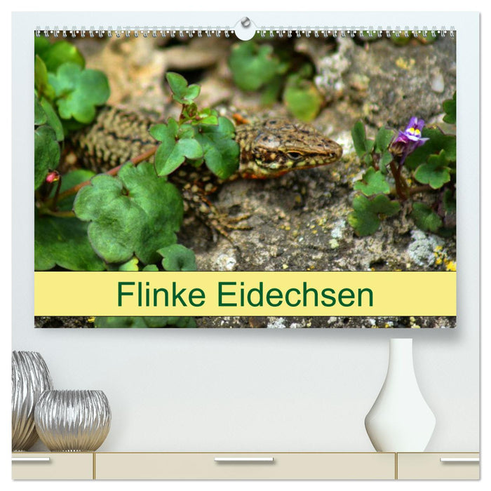 Flinke Eidechsen (CALVENDO Premium Wandkalender 2025)