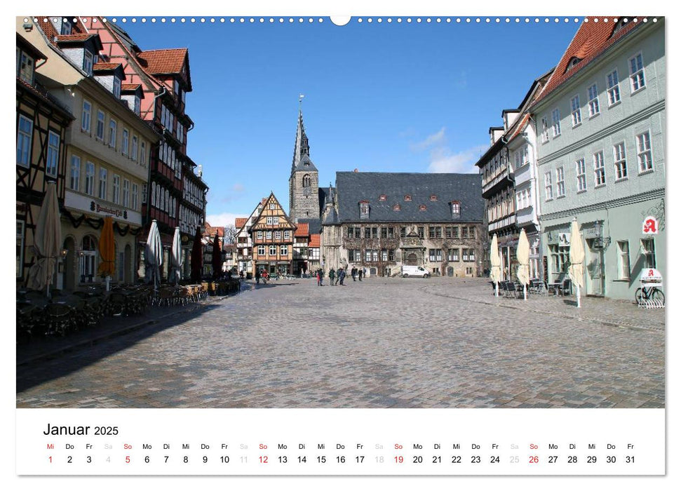 Quedlinburg im Harz (CALVENDO Premium Wandkalender 2025)