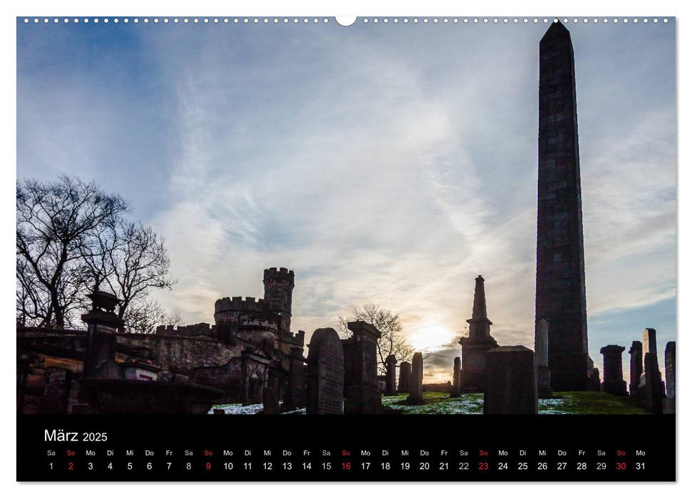 EDINBURGH. Blick. Licht. Wetter. (CALVENDO Wandkalender 2025)